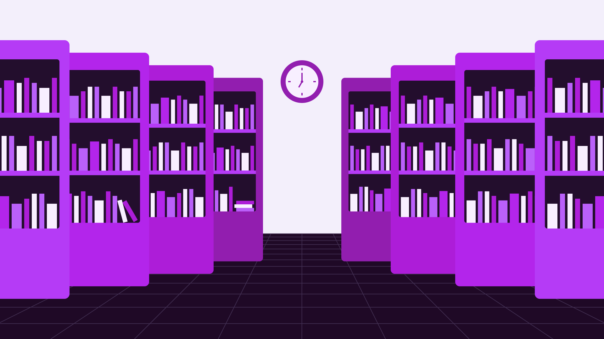 ilustrasi TLD Server seperti rak buku di perpustakaan